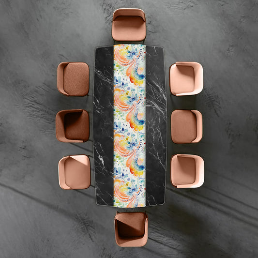 Sunbathed Leaves Table Runner