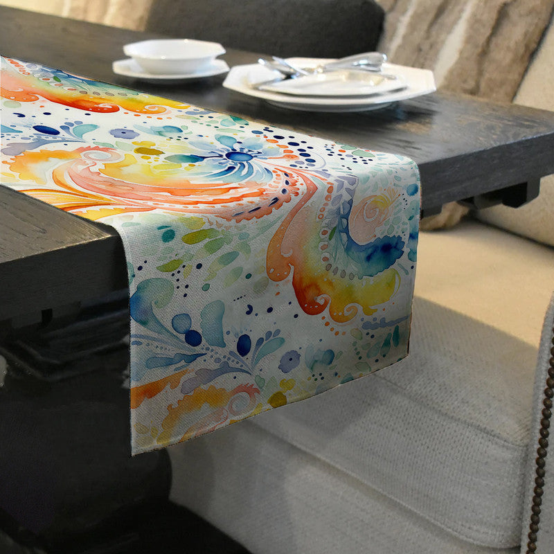 Sunbathed Leaves Table Runner