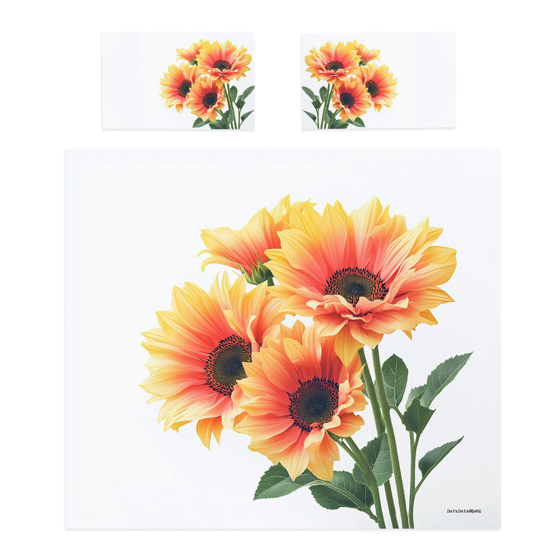 Sunflower Duvet Cover Set by Wikus Schalkwyk