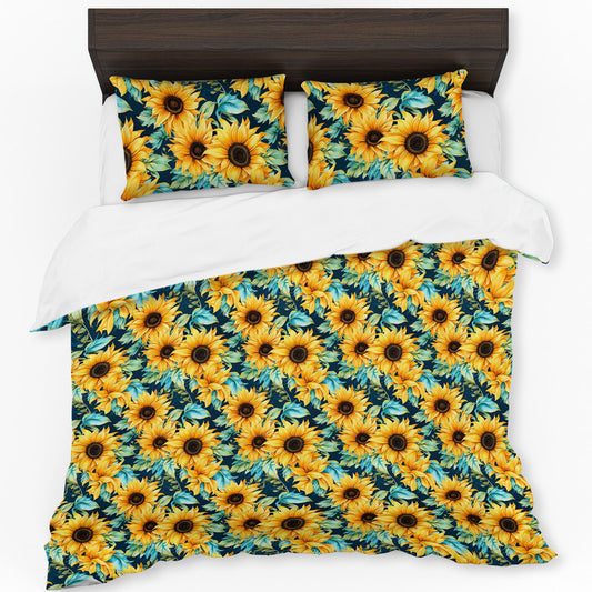 Sunflower Field Duvet Cover Set