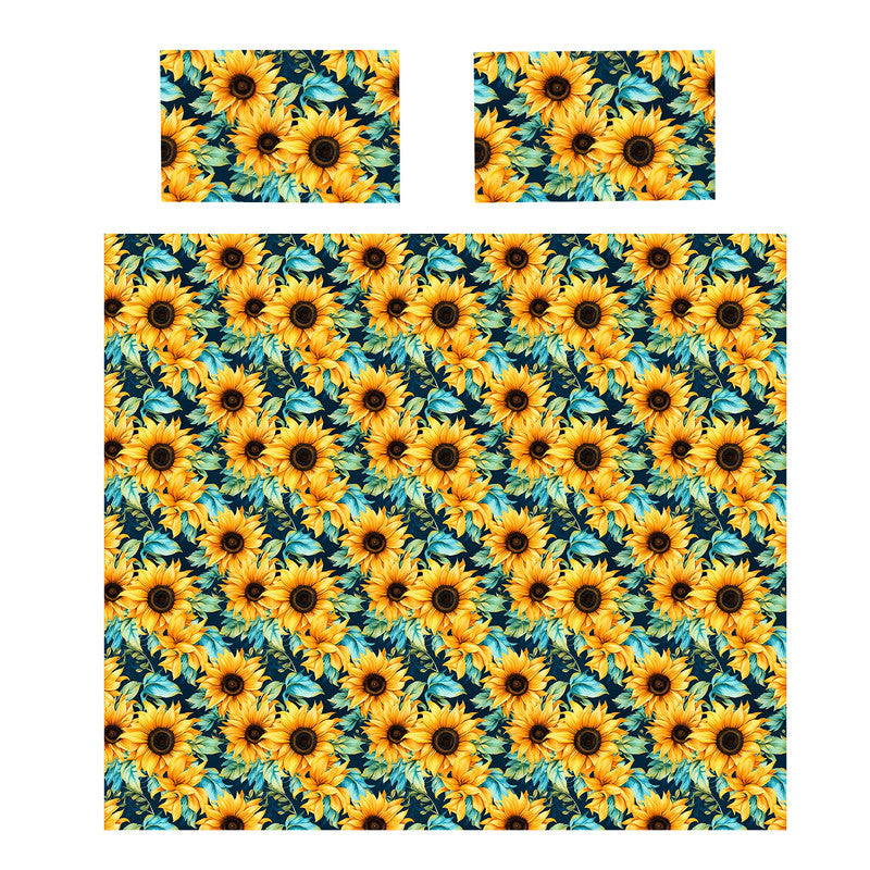 Sunflower Field Duvet Cover Set