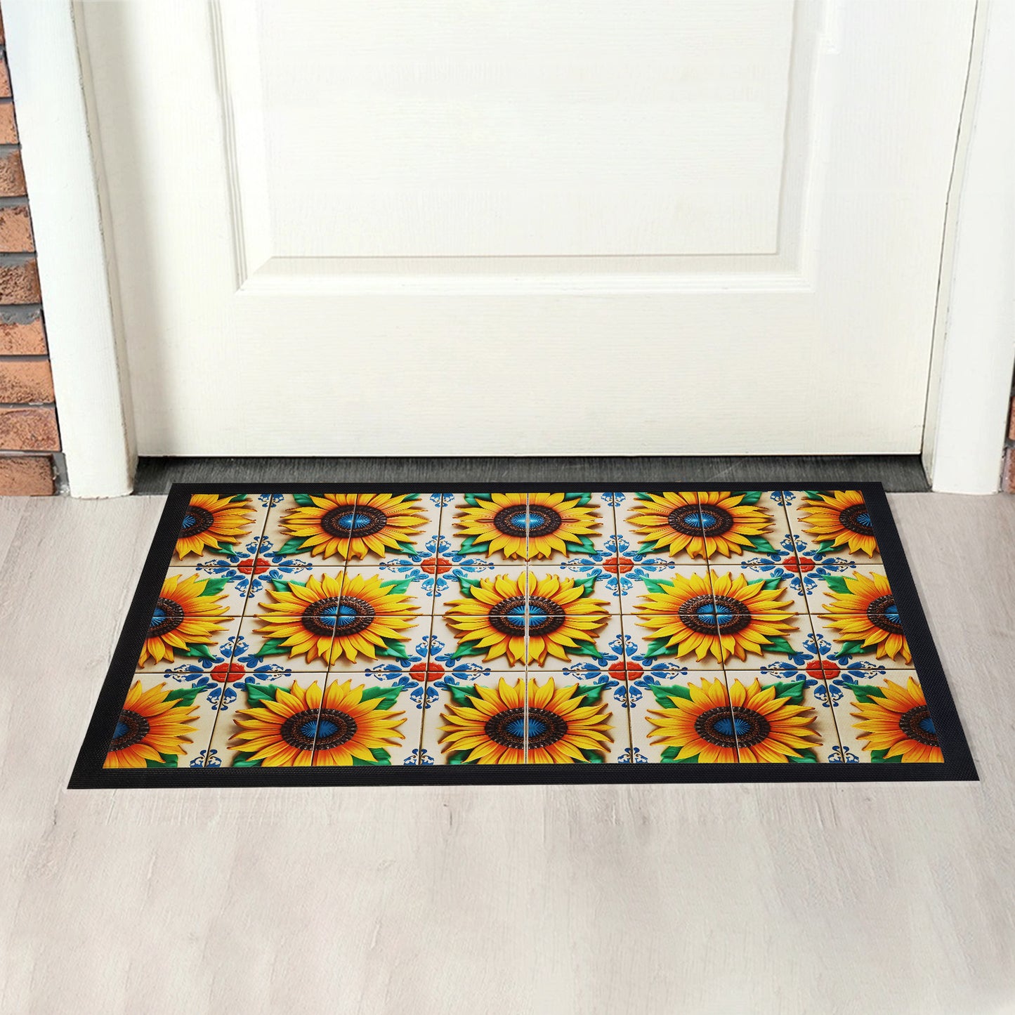 Sunflower Tiles Door Mat