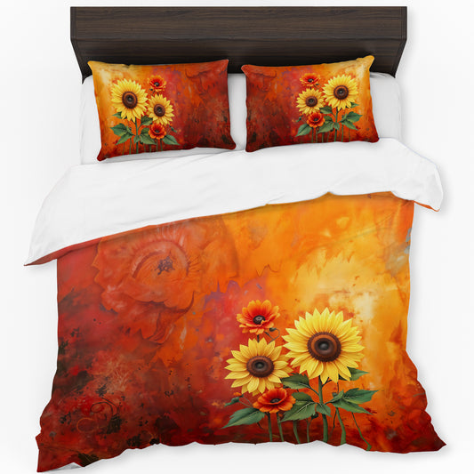 Sunflower in Bloom Duvet Cover Set