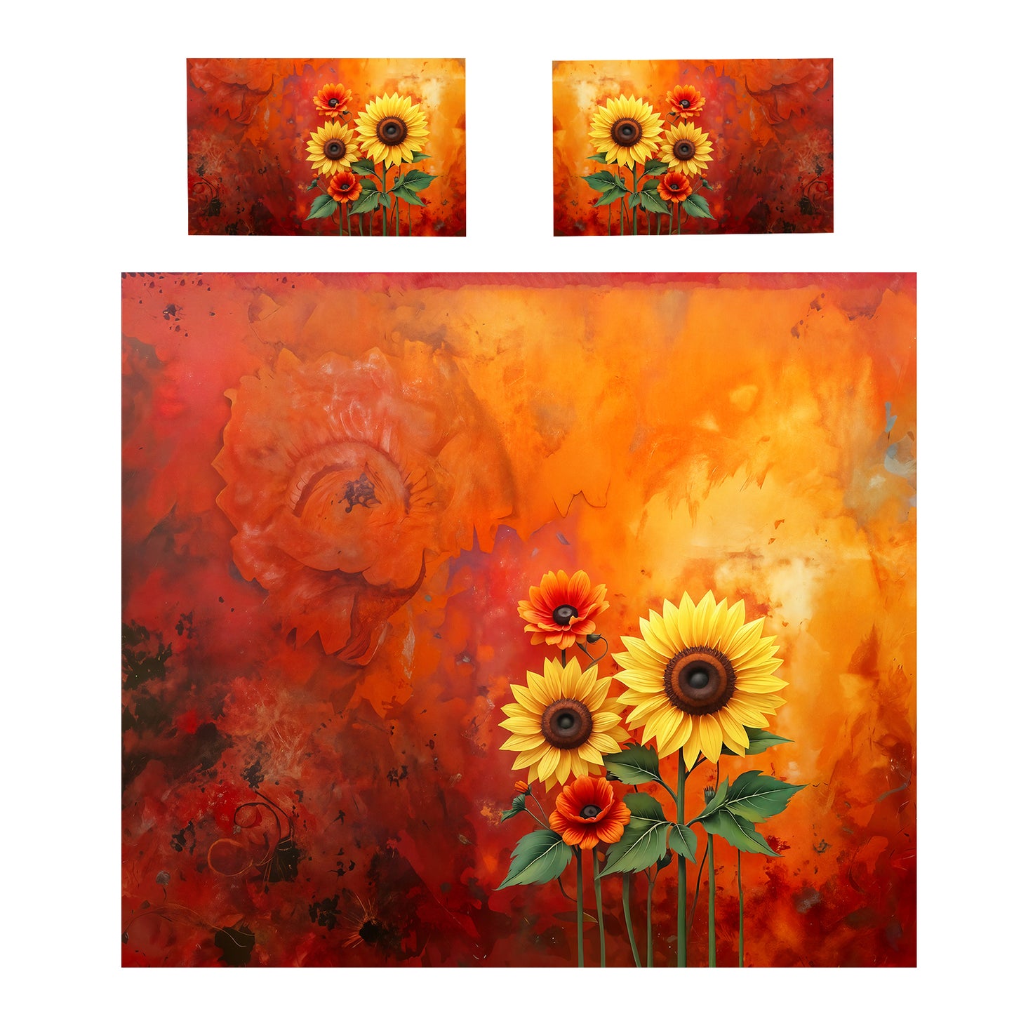 Sunflower in Bloom Duvet Cover Set