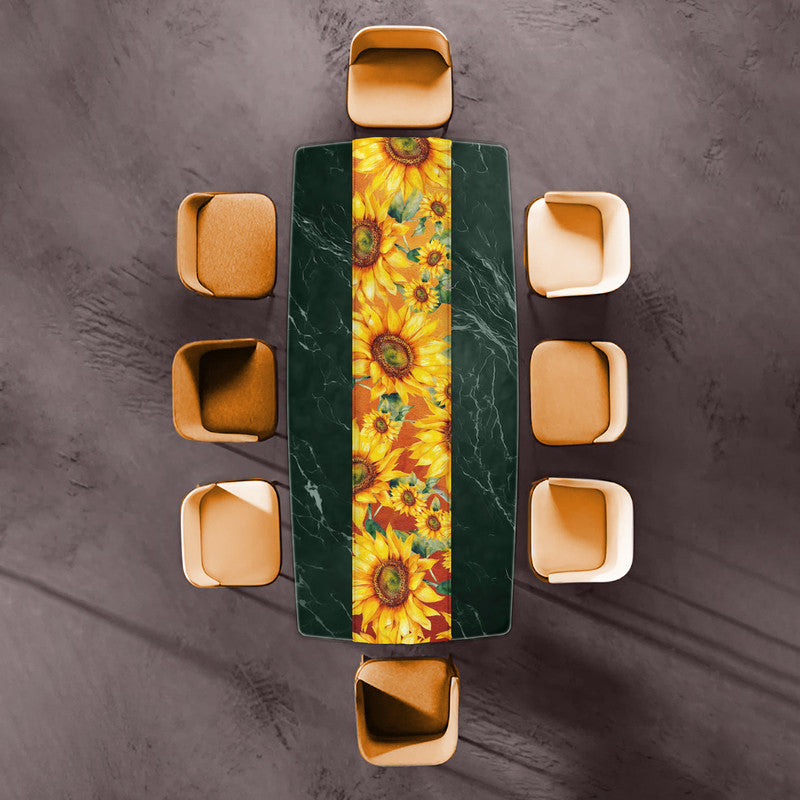 Sunshine Sunflowers Table Runner by Mark van Vuuren