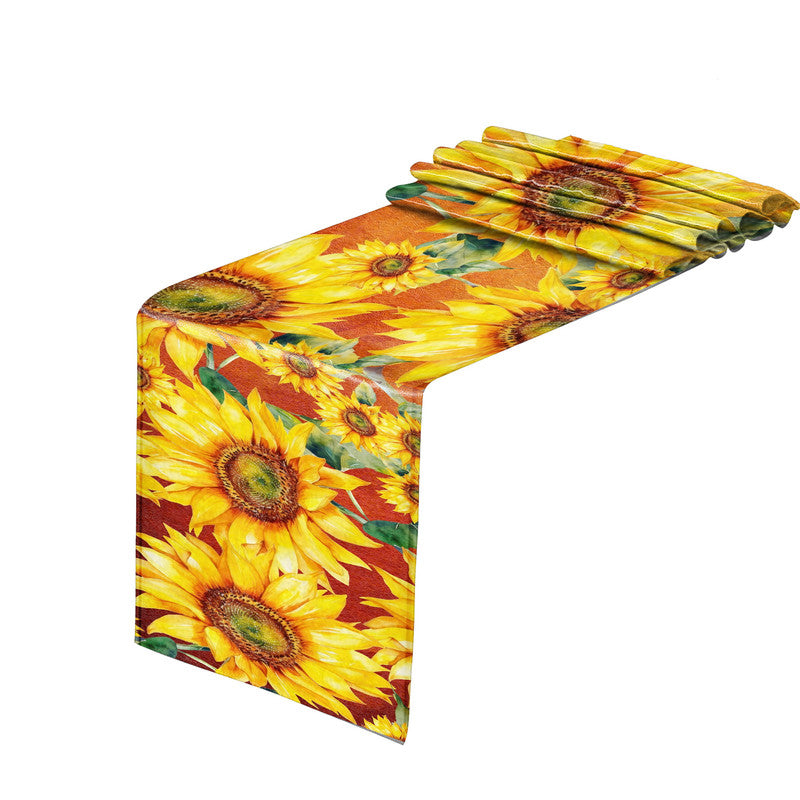 Sunshine Sunflowers Table Runner by Mark van Vuuren