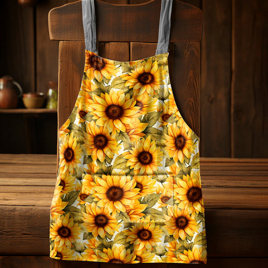 Sunlit Sunflowers Apron