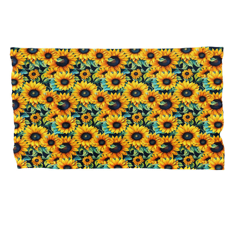 Sunny Fields Sunflower Light Bed Throw
