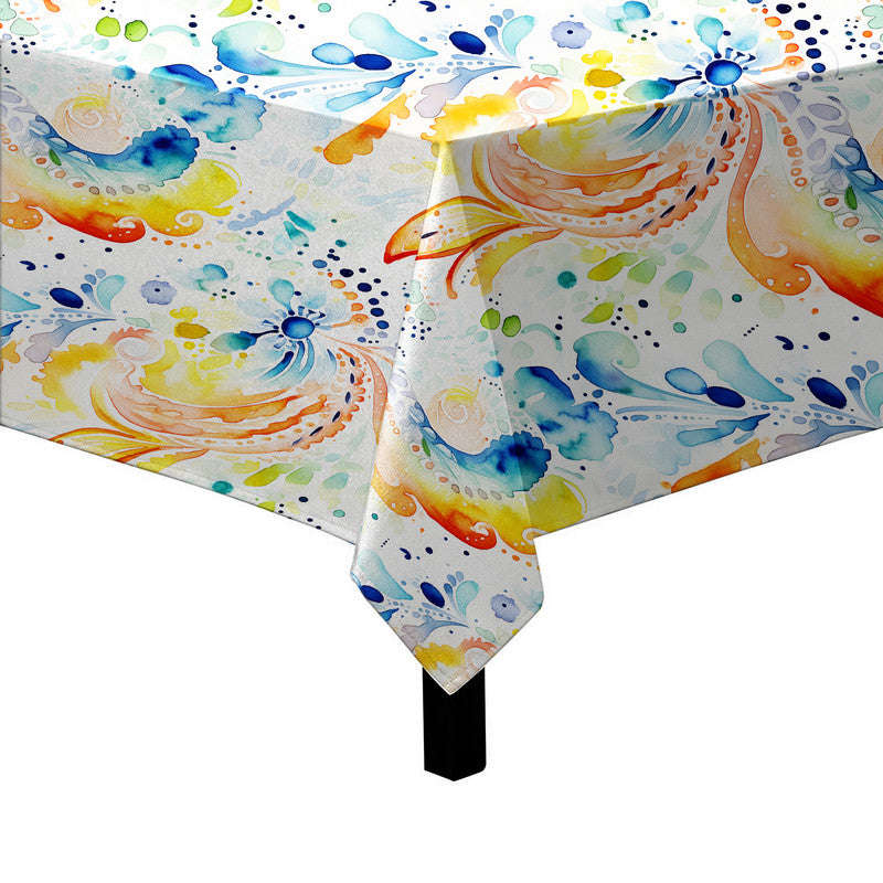 Sunny Leaves Square Tablecloth