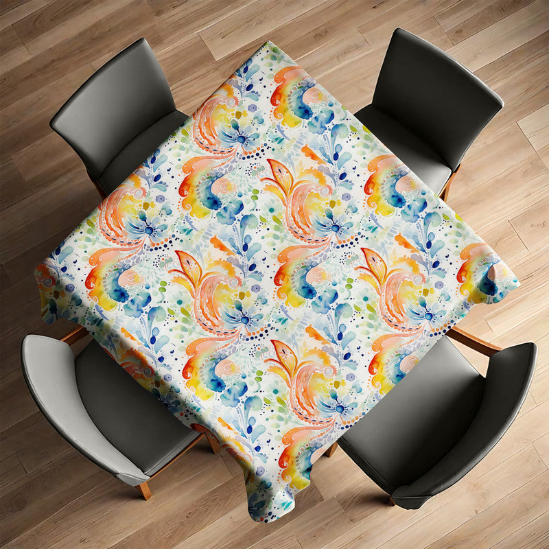 Sunny Leaves Square Tablecloth