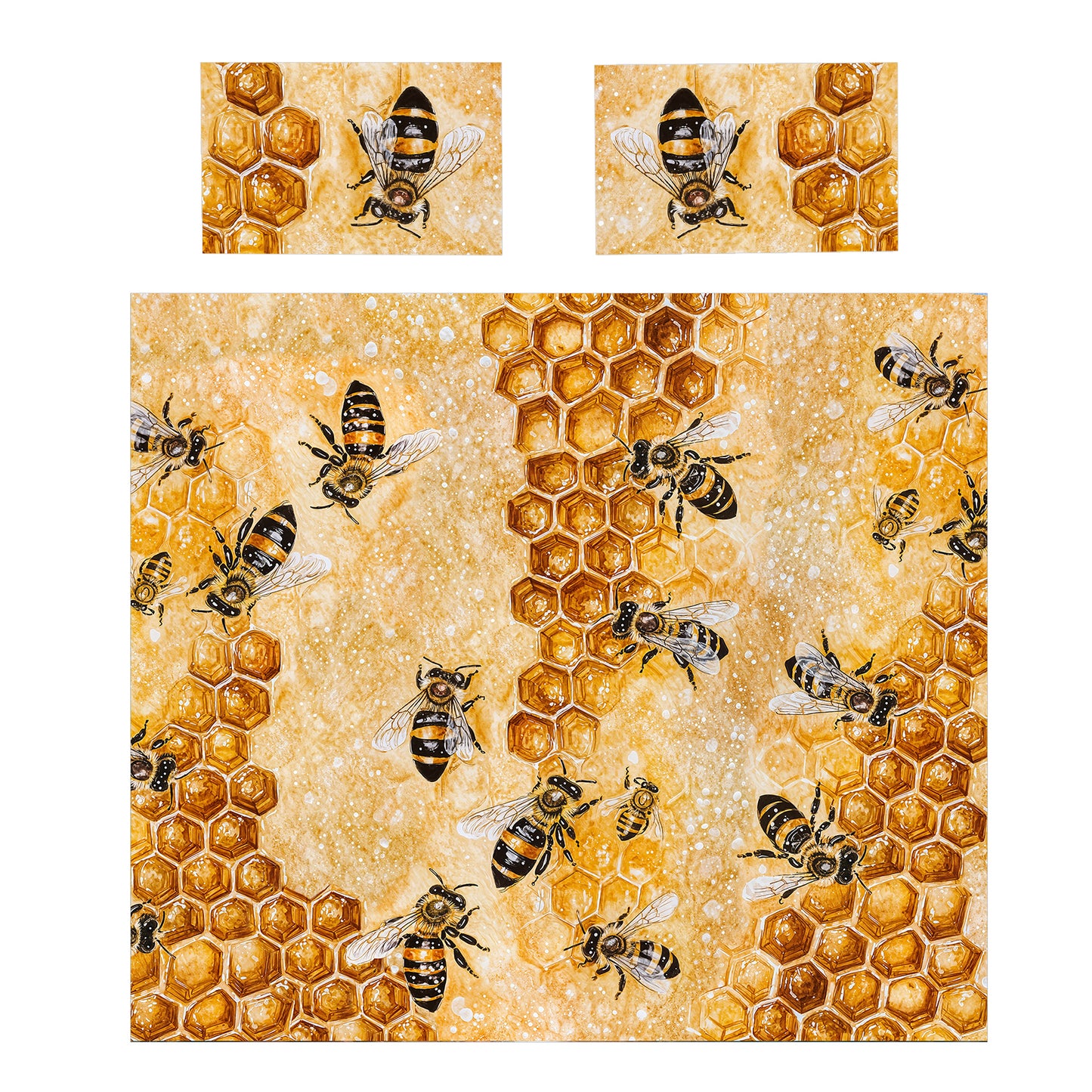 Sunny Bees Duvet Cover Set