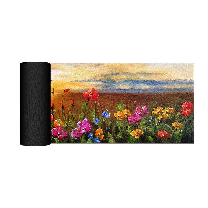 Sunset Flowers Desk Pad by Stella Bruwer