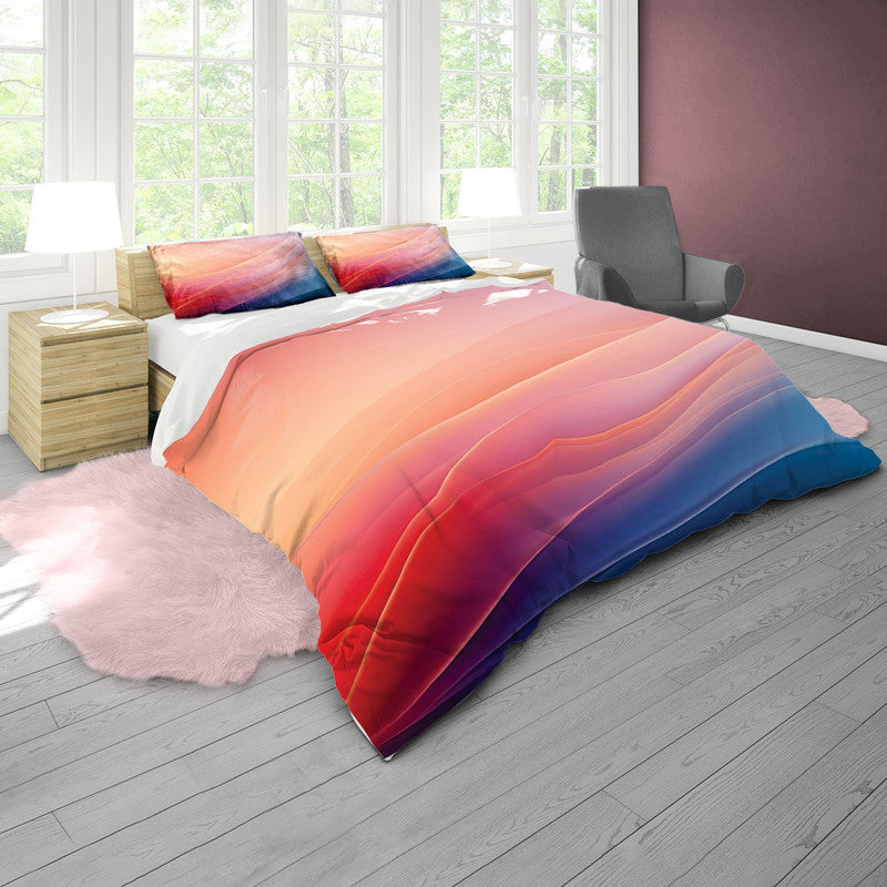 Sunset Rays Duvet Cover Set