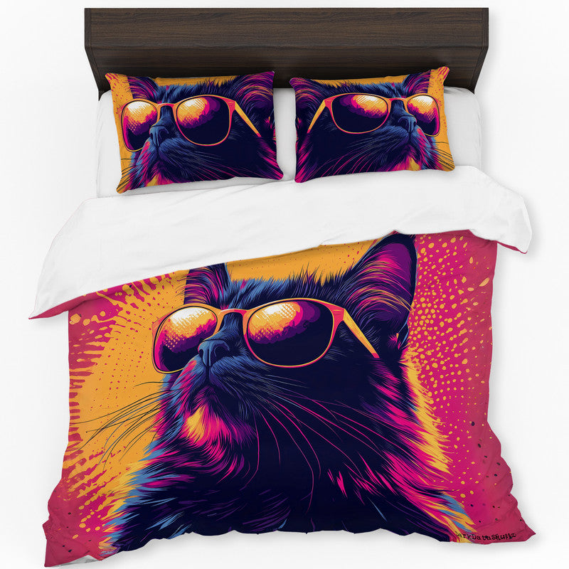 Sunset Whiskers Duvet Cover Set by Wikus Schalkwyk