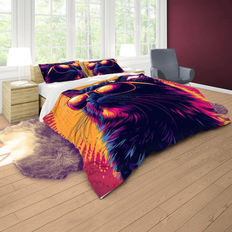 Sunset Whiskers Duvet Cover Set by Wikus Schalkwyk