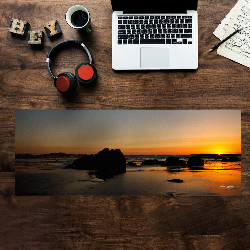 Sunset at Parternoster Large Desk Pad By Annette Heymans