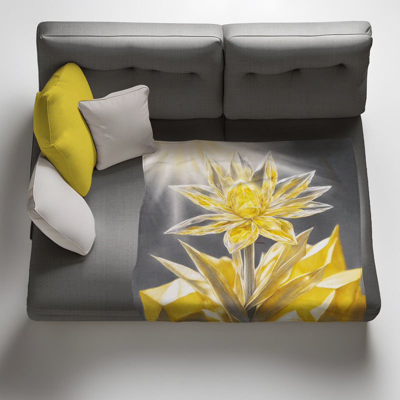 Sunshine Sparkle Blossom Light Weight Fleece by Nathan Pieterse