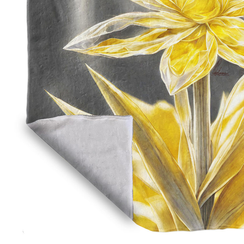 Sunshine Sparkle Blossom Light Weight Fleece by Nathan Pieterse