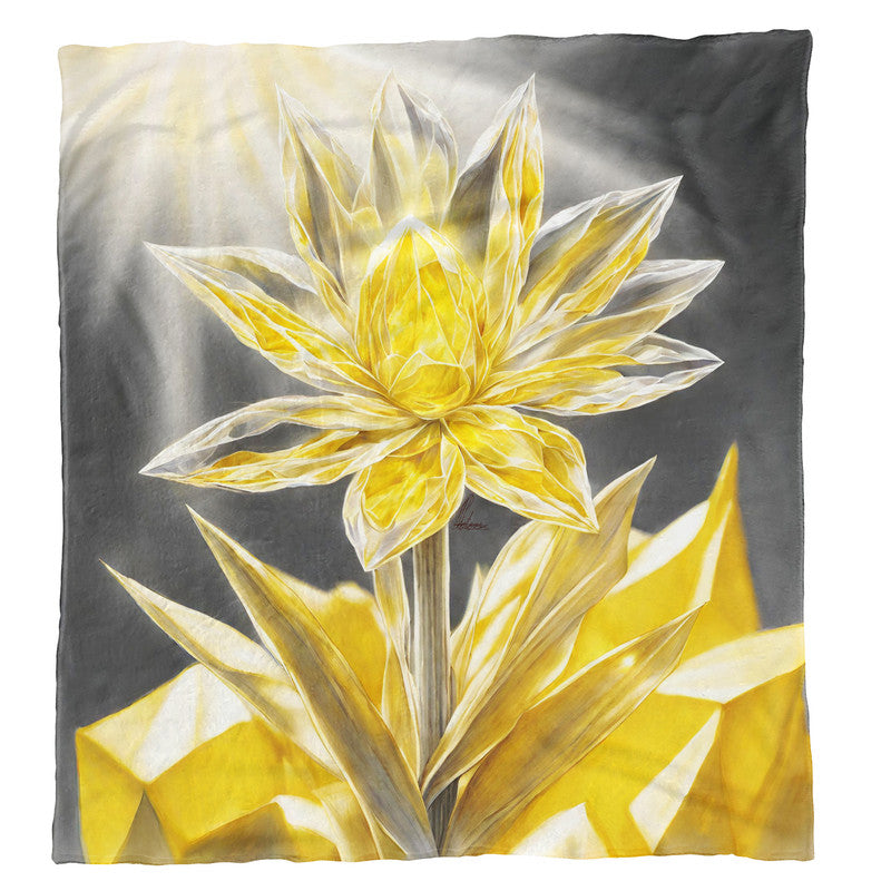 Sunshine Sparkle Blossom Light Weight Fleece by Nathan Pieterse