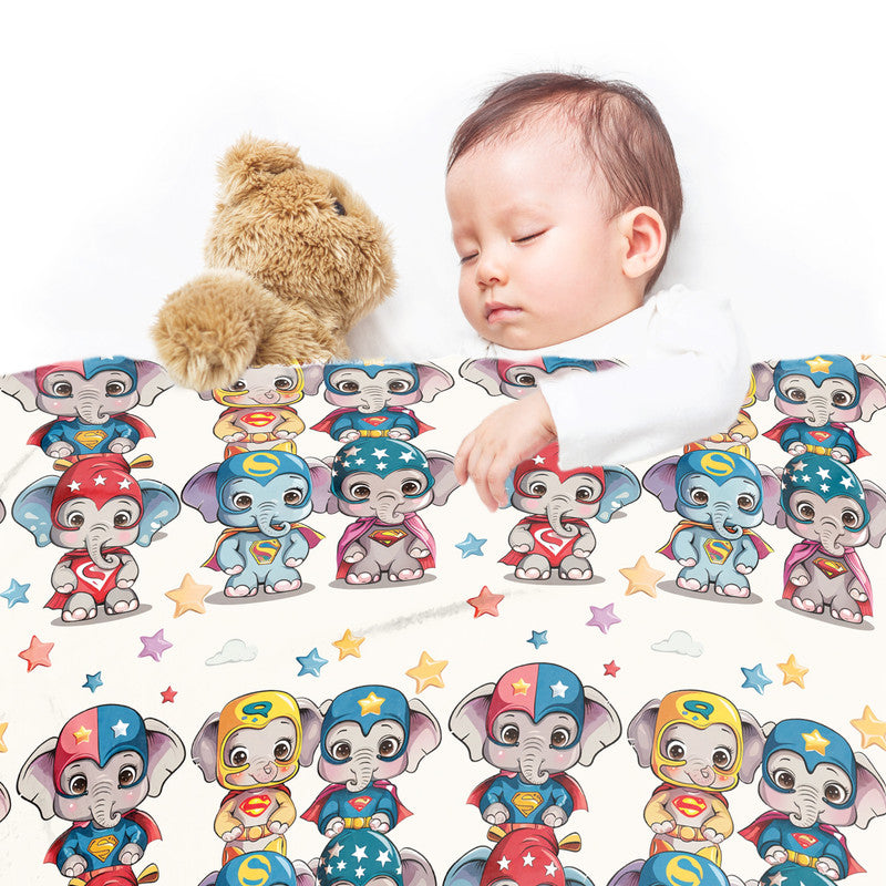 Super Heroes Minky Blanket