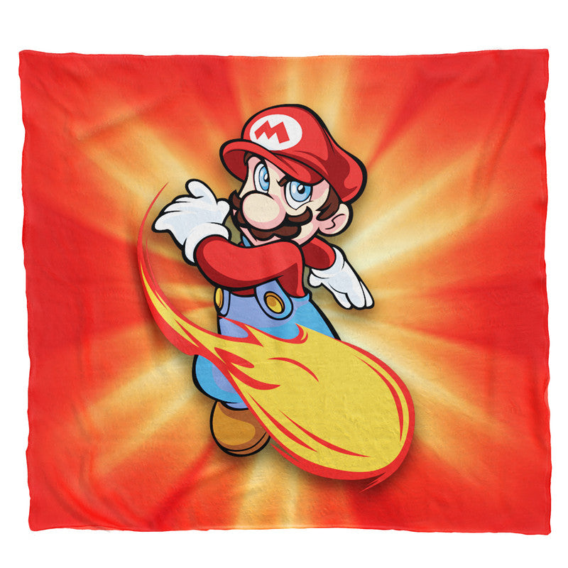Super Mario Light Weight Fleece Blanket