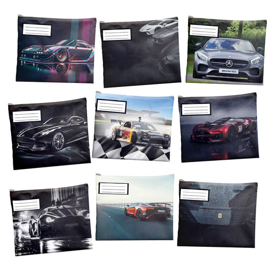 Supercars Subject Savvy Book Bags Set 9