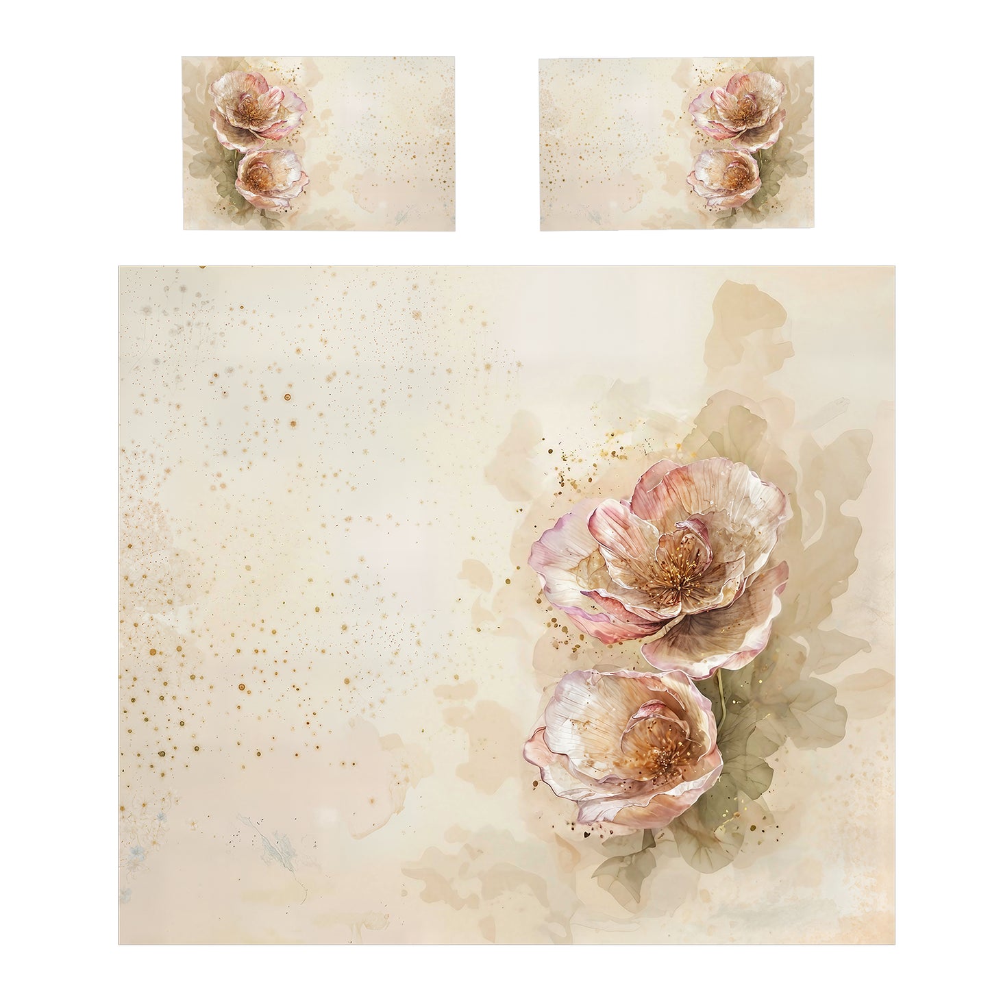 Superior Rose Duvet Cover Set