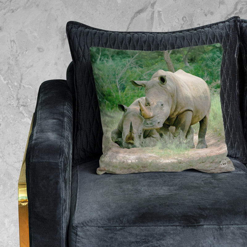 Supporting Rhinos Luxury Scatter by Ferdie Muller