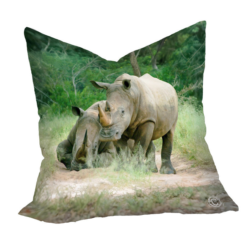 Supporting Rhinos Luxury Scatter by Ferdie Muller