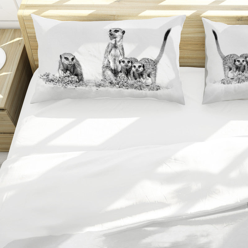 Suricate Stokstert Meerkat By Fanie Heymans Duvet Cover Set