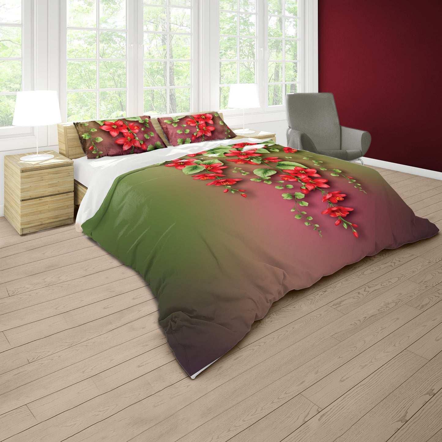 Sweet Blossoms Duvet Cover Set