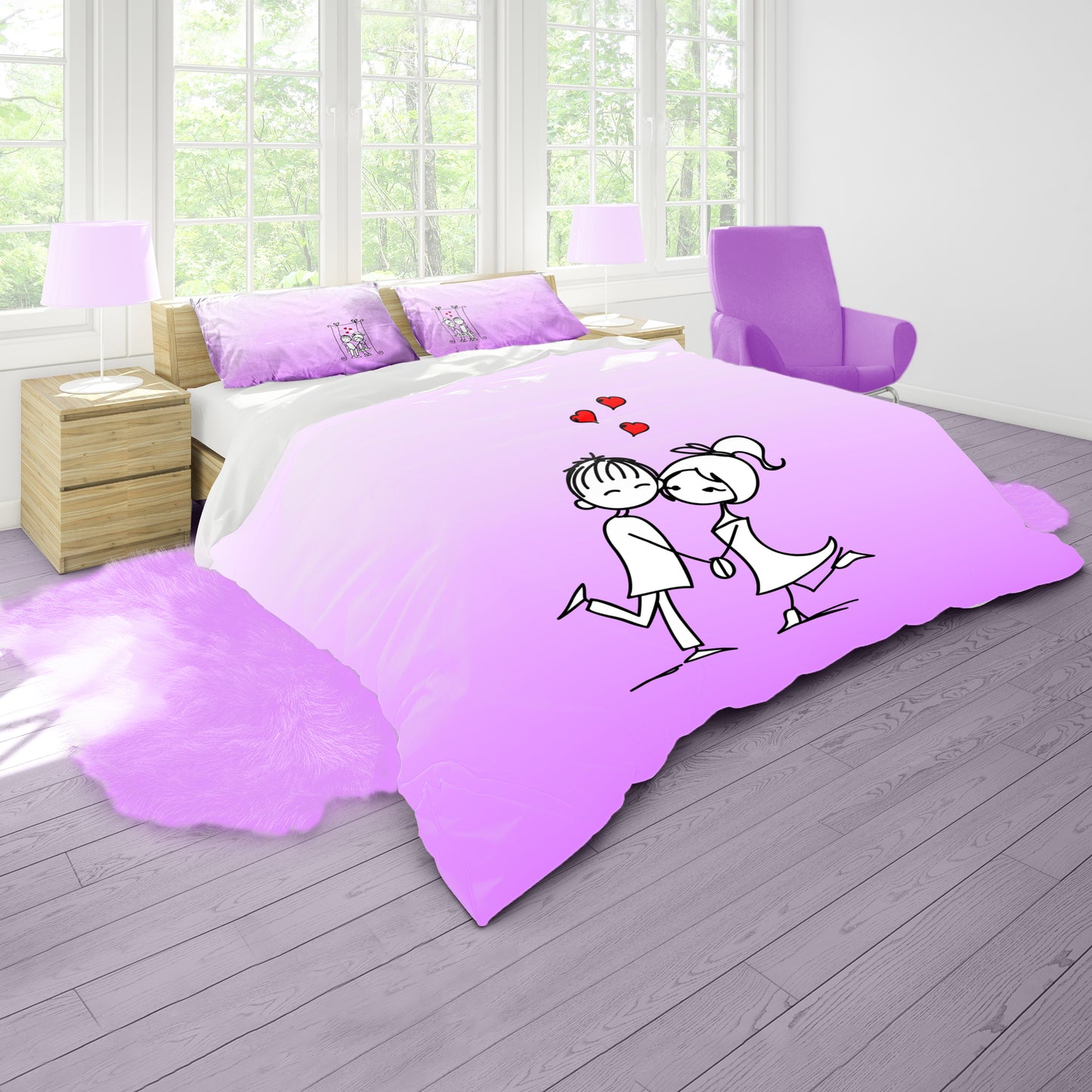 Sweet Love Duvet Cover Set