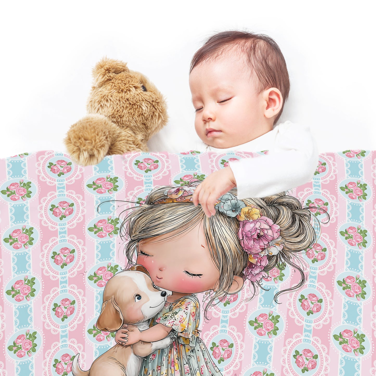 Sweet Sadie Baby Fleece Blanket