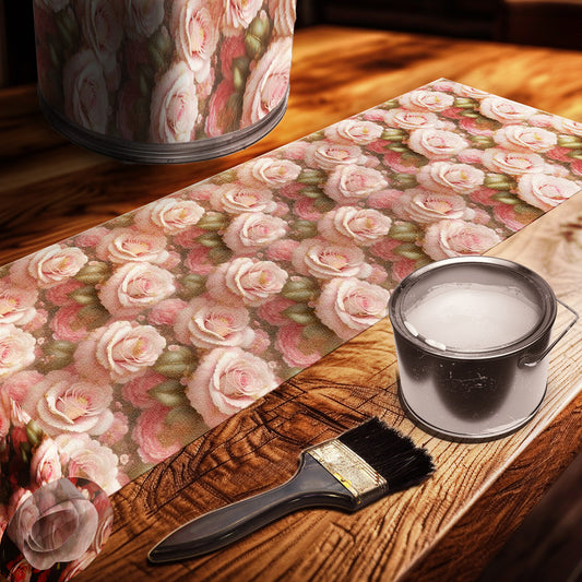 Symphony Of Roses Drum Decoupage