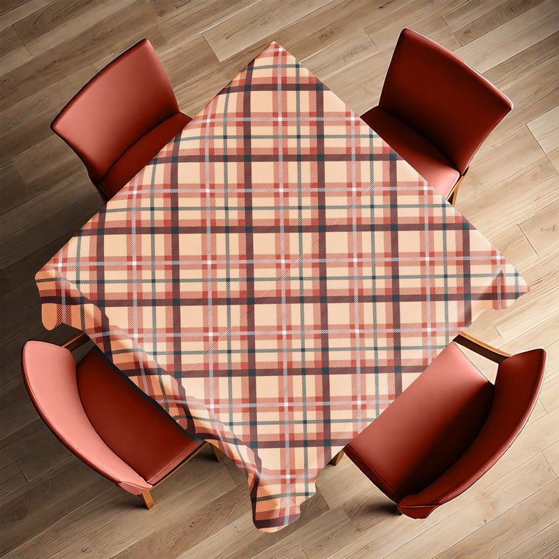 Tartan Beige Square Tablecloth