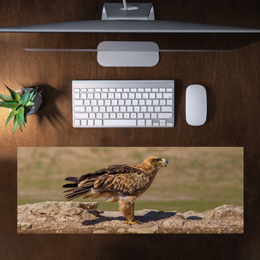 Tawney Eagle Large Desk Pad by Fanie Heymans