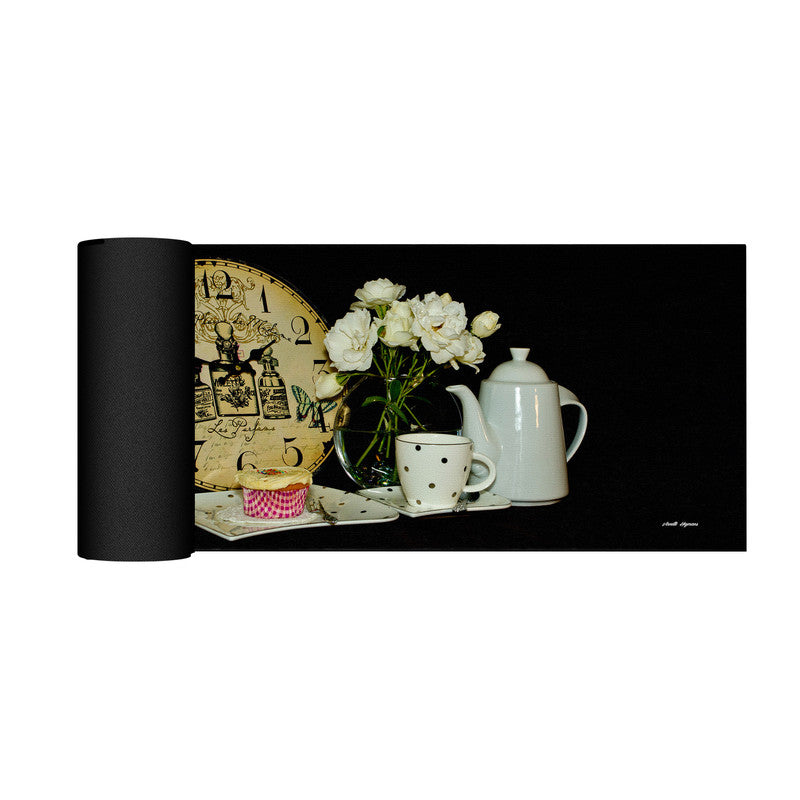Tea Time Large Desk Pad by Annette Heymans