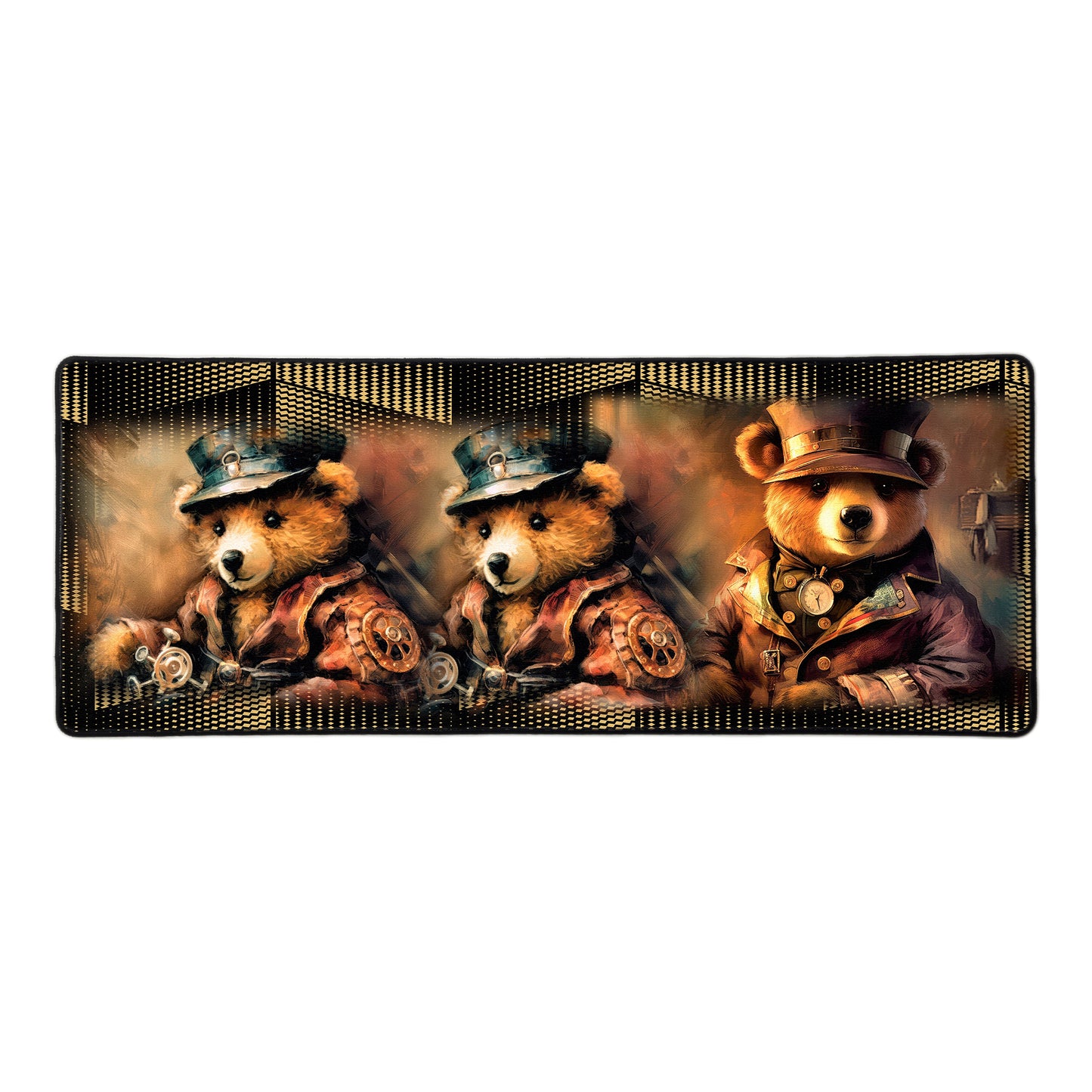 Teddy Bear Family Large Desk Pad