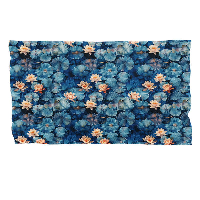 Teal Waters Light Bed Throw