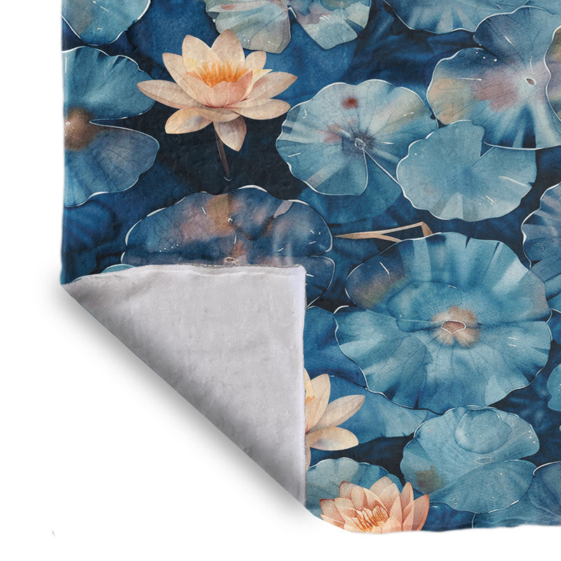 Teal Waters Light Bed Throw