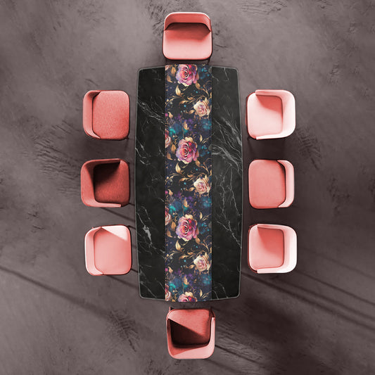 Teal Whispers Table Runner