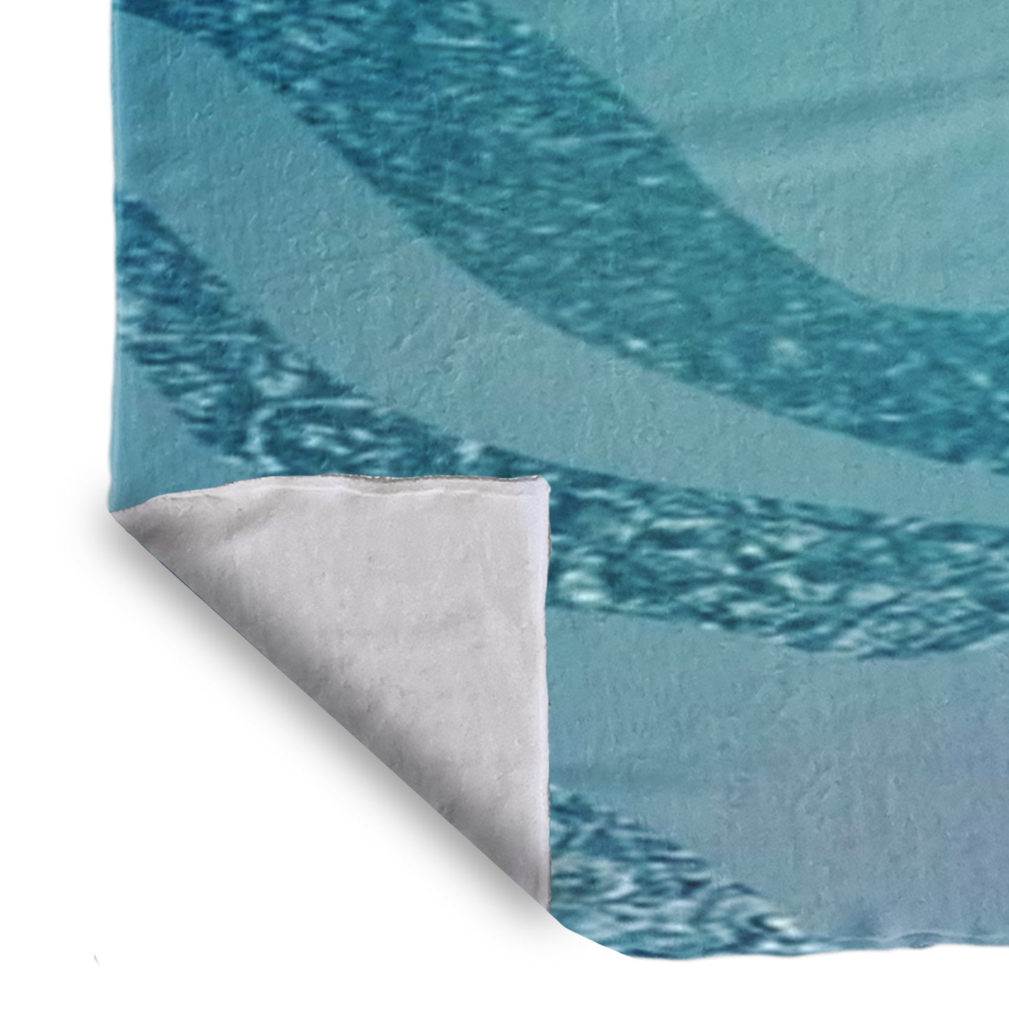 Teal Shimmer Light Bed Throw