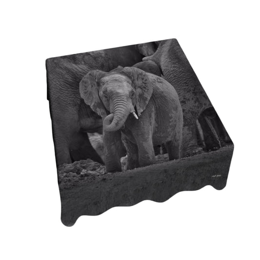 Teenager Ellie Square Tablecloth by Annette Heymans