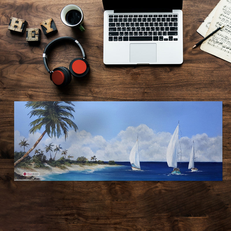 Tempest Sails Desk Pad by Stella Bruwer