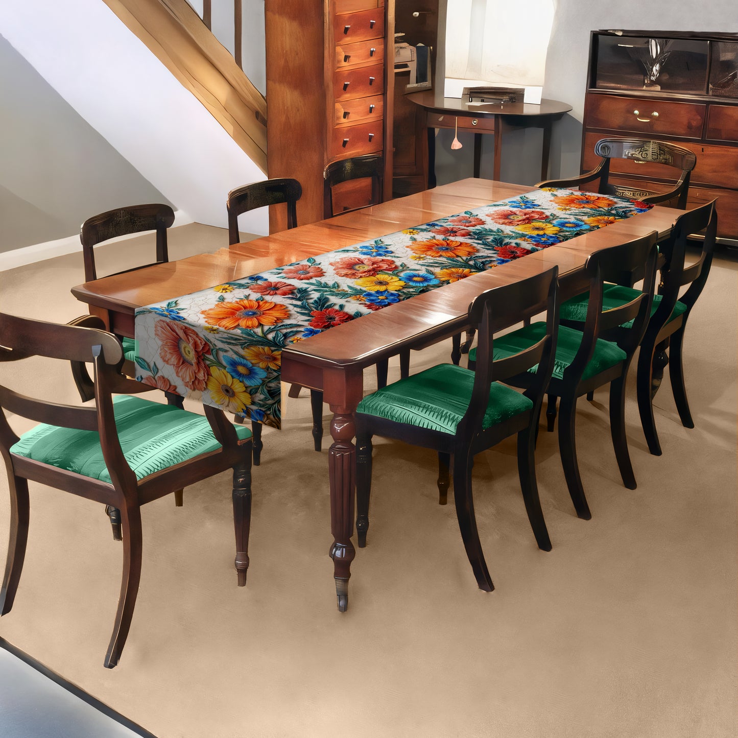 Terra Petals Table Runner