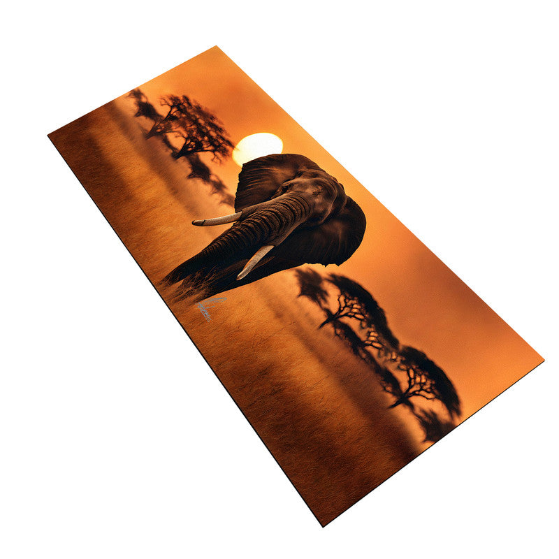 The Guardian Of The Plains Large Desk Pad by Nathan Pieterse