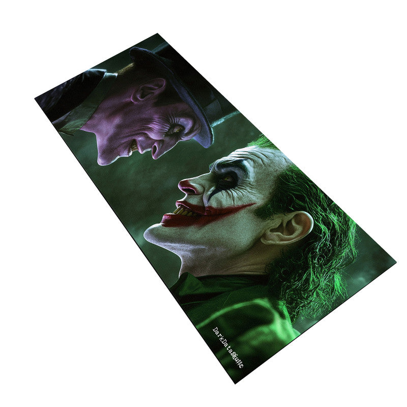 The Ridler Vs The Joker Large Desk Pad by Wikus Schalkwyk