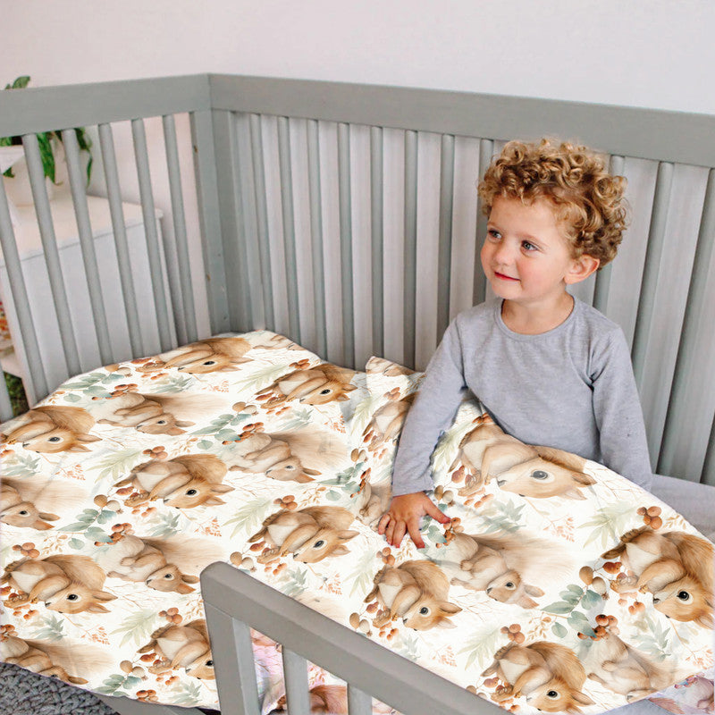 The Squirrel Family Cot Set