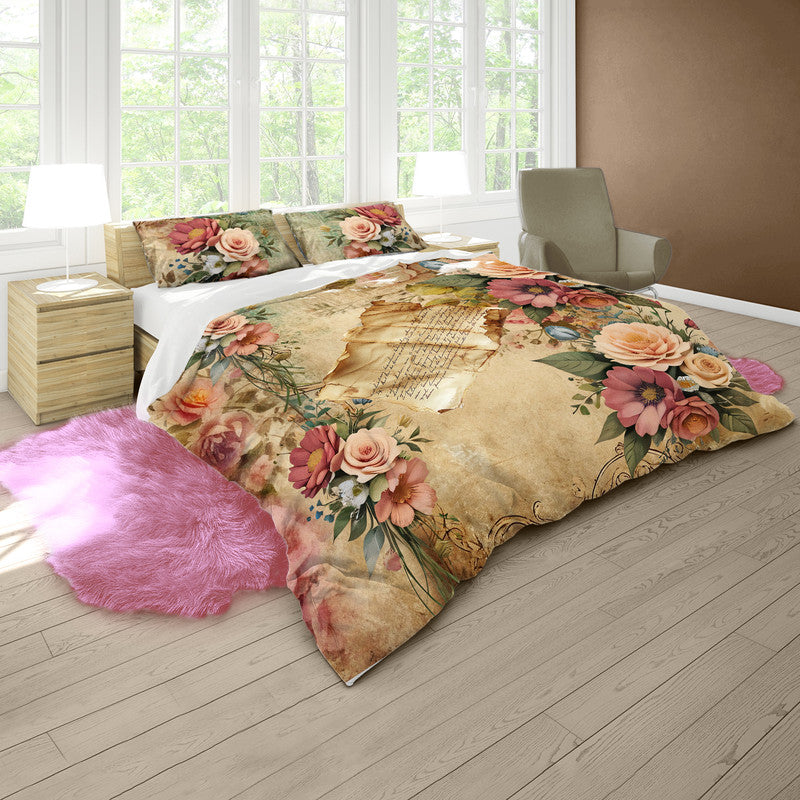 The Velvet Bloom Duvet Cover Set