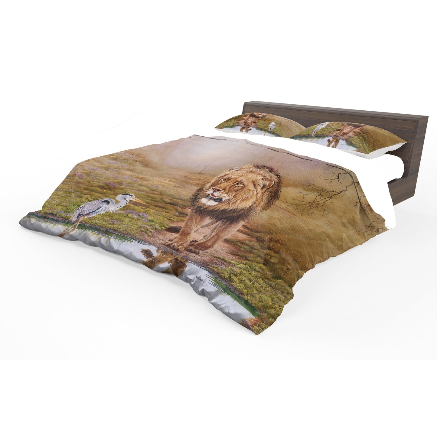 The King Pause Duvet Cover Set by Delene Lambert